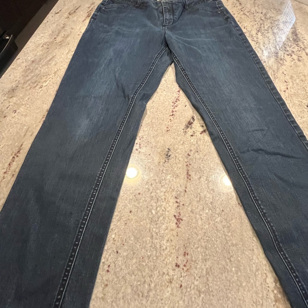 J. Jill Women's Blue smooth fit, slim ankle size 12 jeans